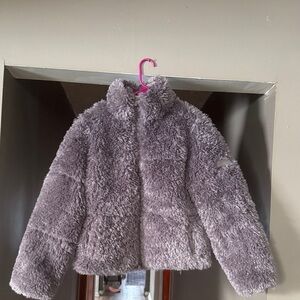 VS PINK cozy winter purple/  Gray Jacket XS